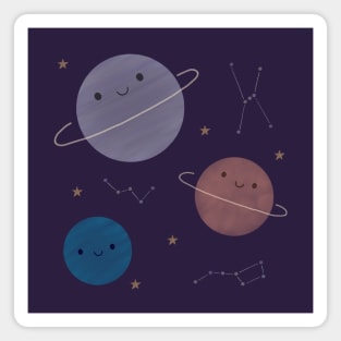 Kawaii Outer Space Magnet